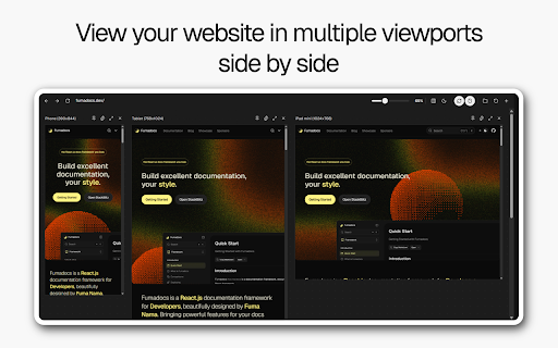 Responsive Simulator - Multi Device Viewport Tester screenshot