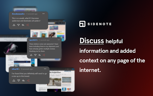 Sidenote Business screenshot