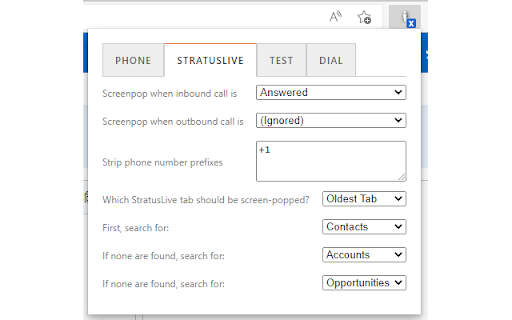 PCS Screenpop for StratusLive screenshot