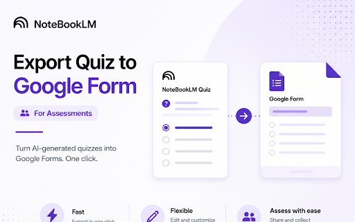 NotebookLM to PDF, Quiz and Flashcard Exporter screenshot