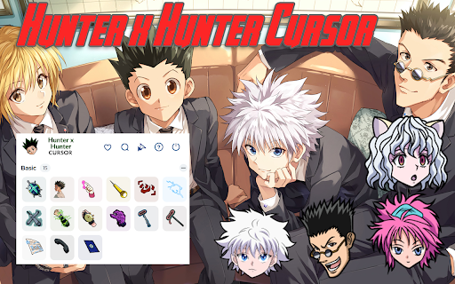 Hunter x Hunter Cursor - Custom Anime Cursor for Chrome screenshot