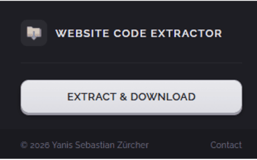 Website Code Extractor screenshot