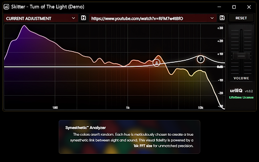 urlEQ | Web Equalizer & Volume Booster screenshot