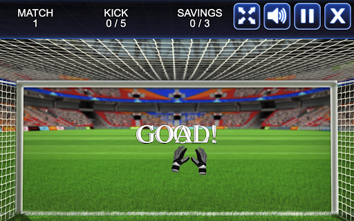 Goalkeeper Challenge Game screenshot