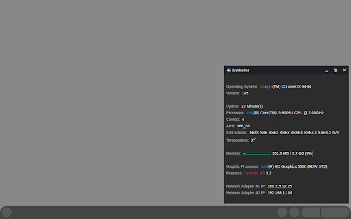 SysMonitor screenshot