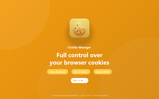 Cookie Manager screenshot