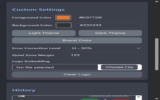 Quick QR Code Generator screenshot