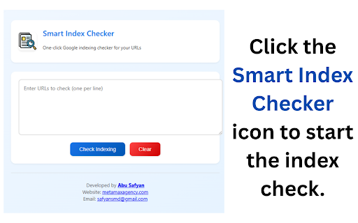 Smart Index Checker - Bulk & Unlimited Checking screenshot