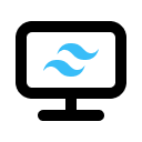 Tailwind responsive breakpoint display icon