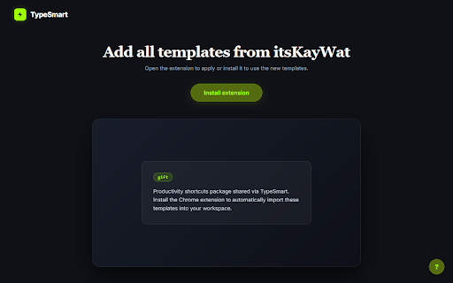 TypeSmart screenshot