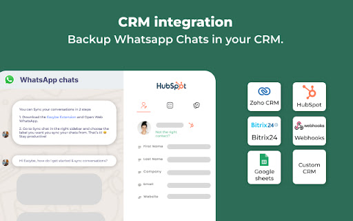WhatsApp AI Agents With CRM Integration | Eazybe screenshot