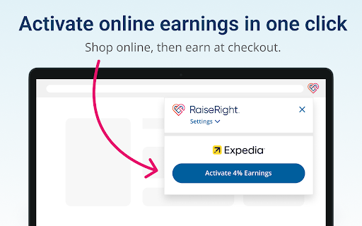 RaiseRight Earnings Extension screenshot