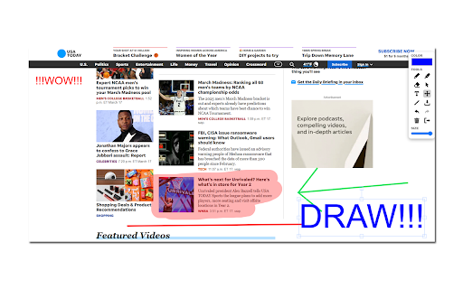 Draw on Web screenshot