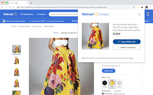 Walmart Creator Toolbar screenshot