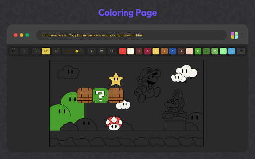 Cute ColorBook - Coloring Book Online screenshot