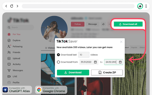 TikTok Video Downloader — Save Videos screenshot