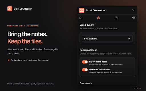 Skool Videos Downloader - Skool Courses Downloader screenshot