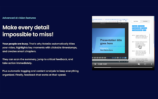 NoteGo - Screen Recorder & AI Summarizer screenshot