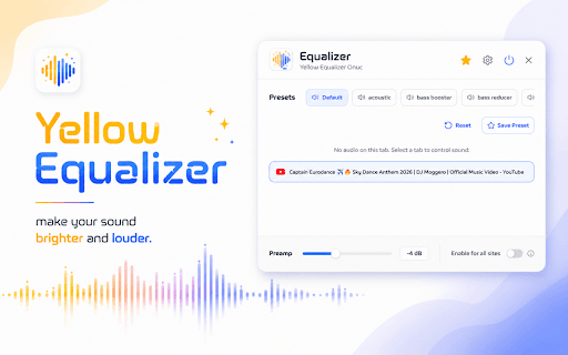 Equalizer Yellow screenshot