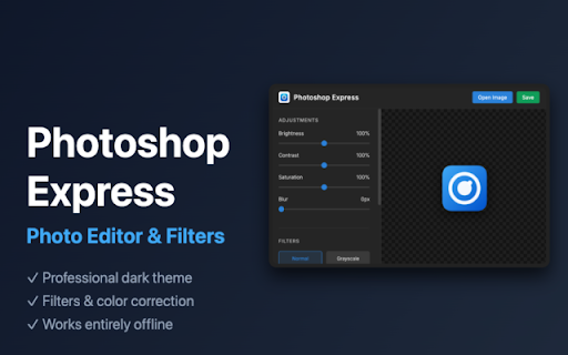 Photoshop Express - Photo Editor & Filters screenshot