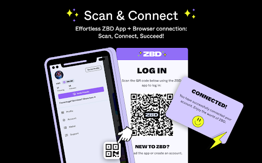 ZBD Browser Extension screenshot