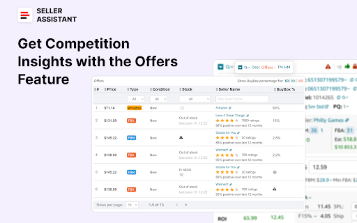 Seller Assistant — Amazon Product Research Tool screenshot