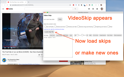 VideoSkip screenshot