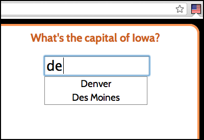 QuizCards: US Capitals screenshot