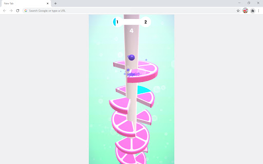 Helix Fruit Jump Arcade Game screenshot