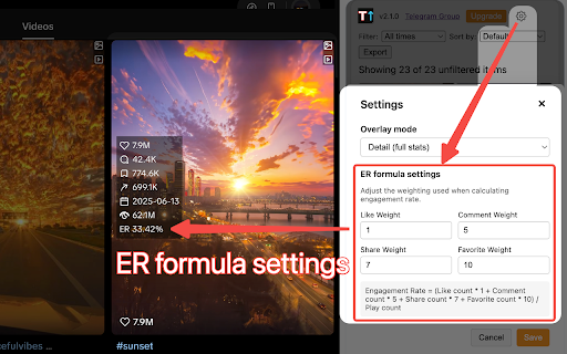 Feed Sorter For TikTok Video Downloader screenshot