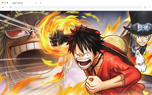One Piece New Tab Wallpaper screenshot