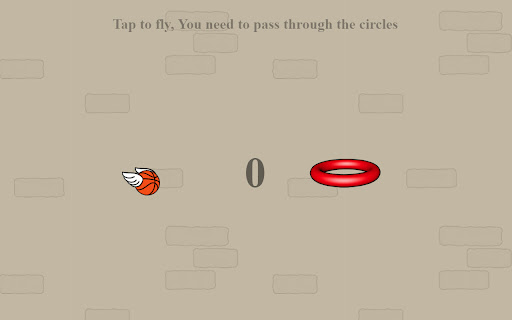 Flappy Dunk Unblocked Game screenshot