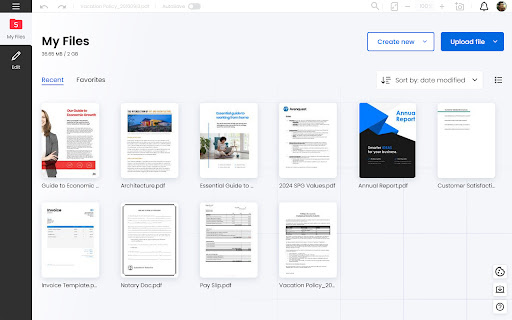 Soda PDF Viewer: Edit, Convert, Compress PDF files screenshot