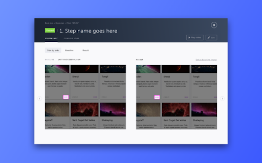Testim Editor screenshot