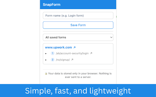 SnapForm – Auto Fill Forms Instantly screenshot