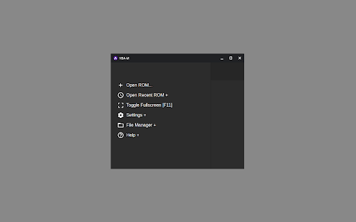 VBA-M screenshot