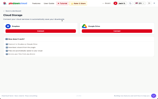 PinDownCloud – Pinterest Bulk Downloader screenshot
