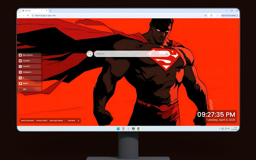 Superman Red Son Dark Live Wallpaper screenshot