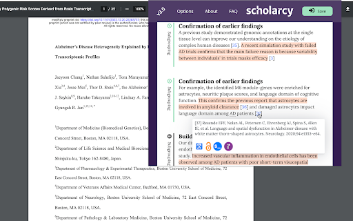 Scholarcy Browser Extension screenshot