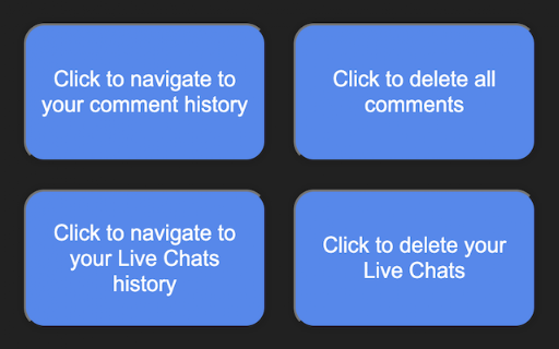 YouTube Comment Deleter screenshot