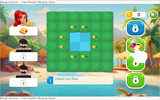 Merge Summer - Free Dessert Merging Game screenshot