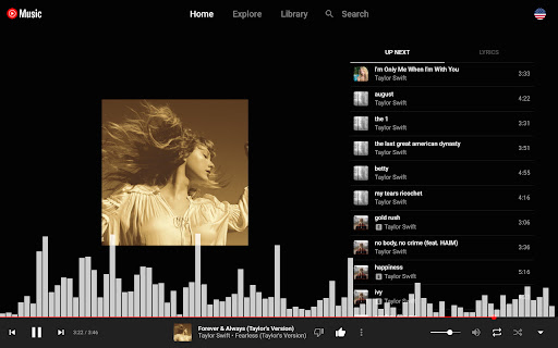 Music Visualizer for YouTube™ Music screenshot