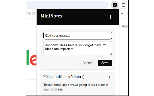 MiniNotes - Make notes and tasks screenshot
