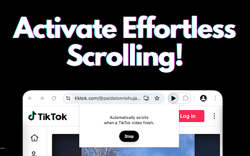 Tiktok Auto Scroll screenshot