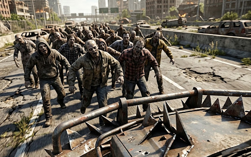 Play Zombie Smash Race 3D screenshot