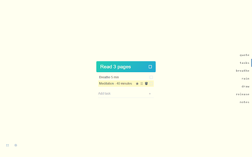 UnDistracted - New Tab Page screenshot