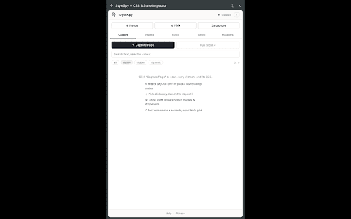 StyleSpy — CSS & State Inspector screenshot
