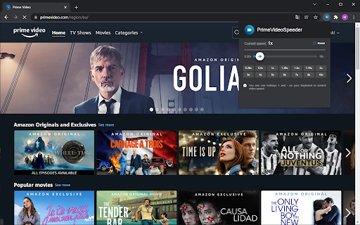 Prime Video Speeder: adjust playback speed [QVI] screenshot