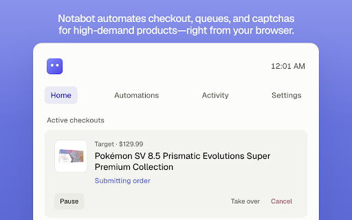 Notabot screenshot