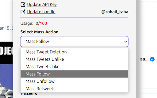 Mass Tweet Deletions & more | TweetStorm.ai screenshot